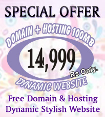 special offer for web site, website offer, dynamic website